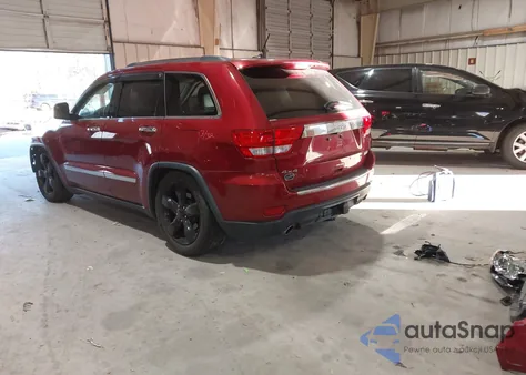 2013 Jeep Grand Cherokee Overland z USA, uszkodzony, nr VIN 1C4RJFCT5DC572716